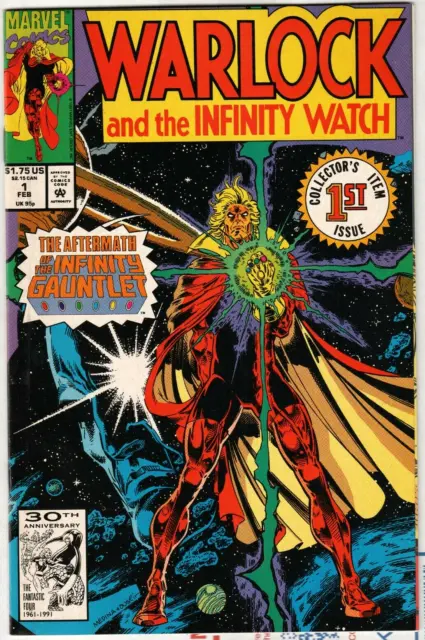 Warlock and the Infinity Watch #1 Newsstand Edition (Feb 1992 Marvel) High Grade