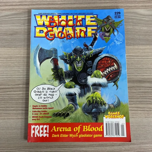 White Dwarf Magazine Issue No 229 Warhammer 40K Black Goblin January 1999
