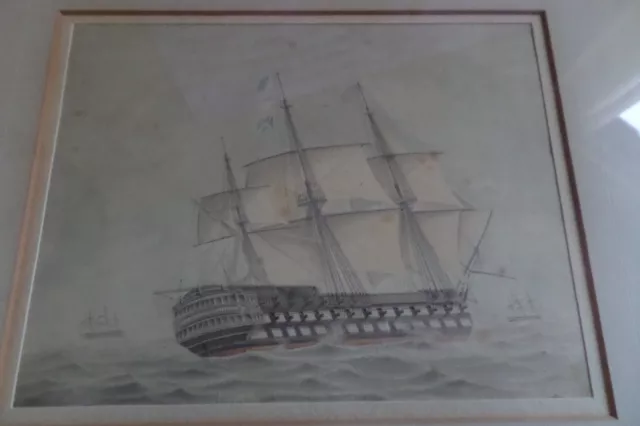 18Th Century Watercolour Thomas Luny?