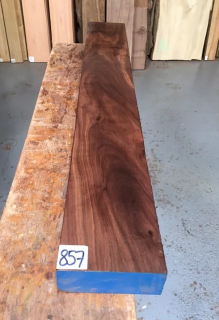 Noce americano 2"" (50 mm) bordo quadrato / essiccato in forno / legni duri esotici / legname