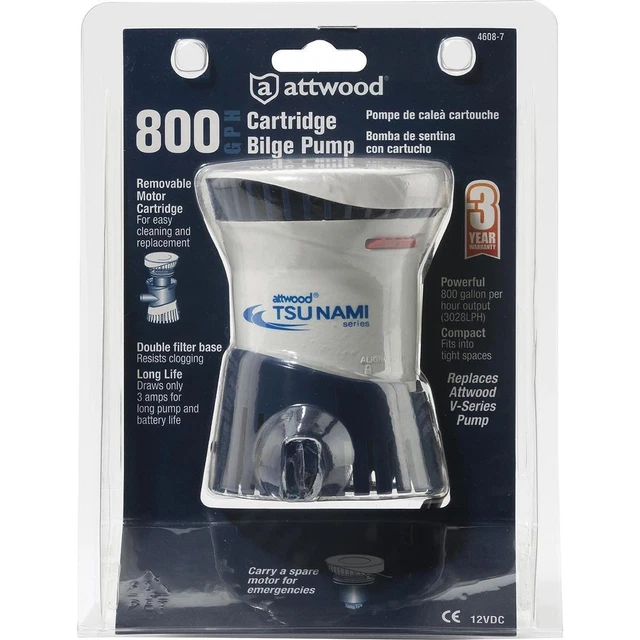 Attwood Mari 800 Cartridge Bilge Pump - 4608-7