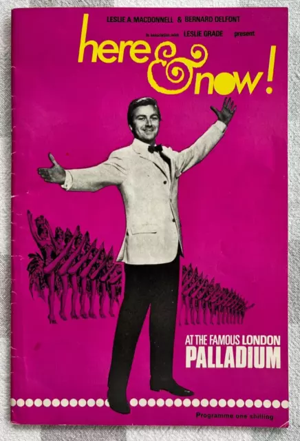 Here & Now! London Palladium programme 1969 Des O'Connor.