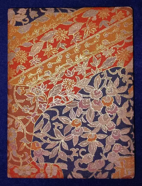Vintage Japanese Silk Brocade Address Book