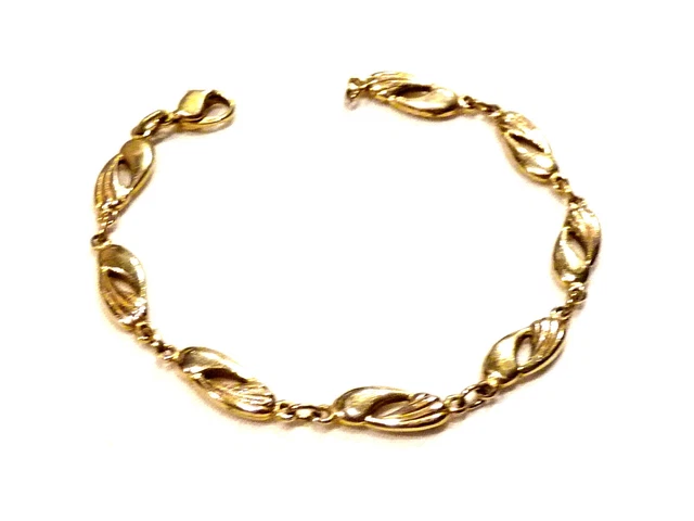 Bracelet Multi-chaînes Doré Naf Naf - Alliage - Occasion Très Bon état