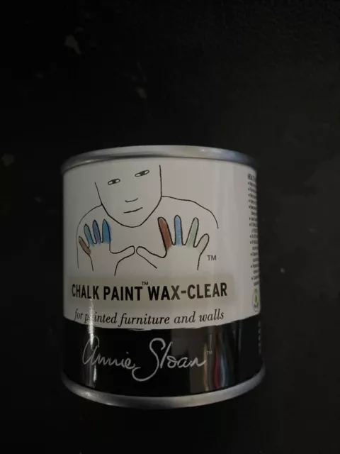 Annie Sloan -cera CHIARA - Una piccola lattina di cera trasparente da 120 ml per sigillare articolo dipinto