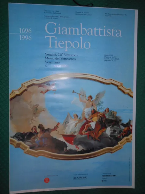 Poster Affiche Plakat Manifesto Giambattista Tiepolo 1696-1996 (64) ^