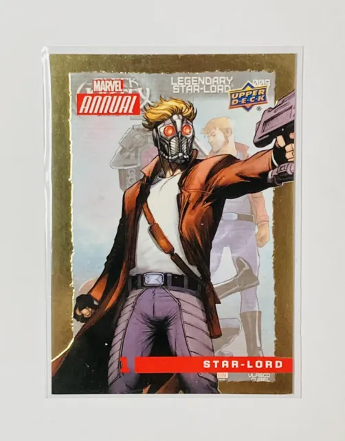 2016 Upper Deck Marvel Annual Gold Parallel Star-Lord