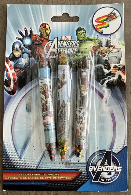 Marvel Avengers Confetti Crayons Sealed