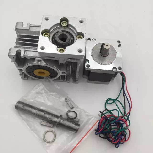 11Nm Worm Gearbox Stepper Motor L56mm Nema23 10:1 3A 4Wire CNC 3D Printer Kit