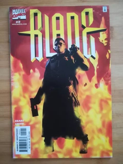 Blade Vampire Hunter #2 - Wesley Snipes Photo Variant Cover B Marvel 2000 HTF