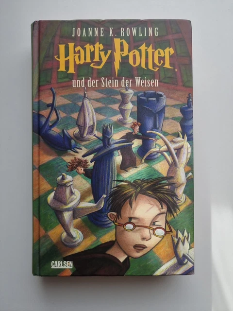 Harry Potter Und Der Stein Der Weisen Deutsche Erstausgabe HARRY POTTER UND der Stein der Weisen (Band 1) J.K. Rowling gebundene