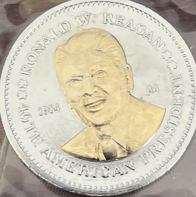 Ronald Reagan Commemorative Medal - Historic Mint Double Eagle - See PICS
