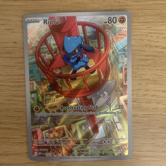 POKEMON TCG MEGA Evolution Riolu 010 ETB Promo Sealed £16.13 - PicClick UK