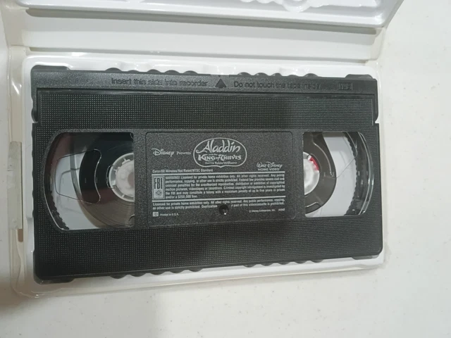 DISNEY ALADDIN AND the King of Thieves VHS NTSC Full Screen 1996 G £5. ...