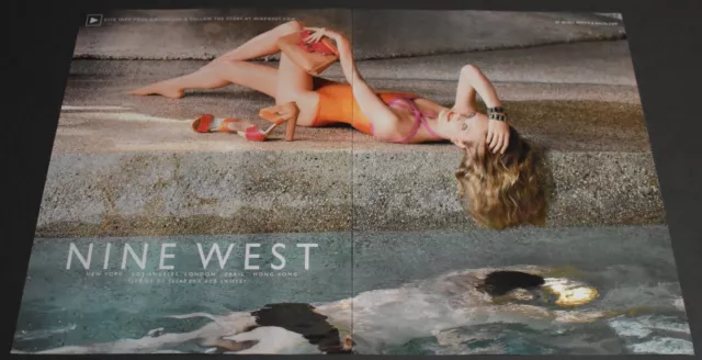 2011 Print Ad Sexy Heels Long Legs Fashion Lady Blonde Nine West Beauty Hair Art