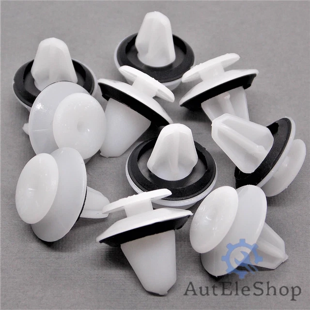 T&uuml;rverkleidung Clips Befestigung Clip In Weiss 15 St&uuml;ck