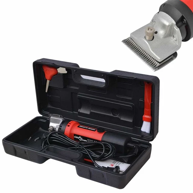 Tosatrice per Cavalli Set 6 pz 550 W con Custodia Trasporto