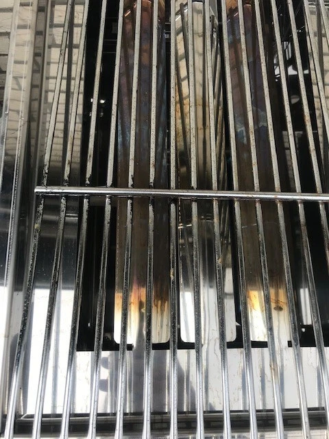 Gasgrill aus Edelstahl 1 flammig mit Grillrost Gastrobräter Grill 4
