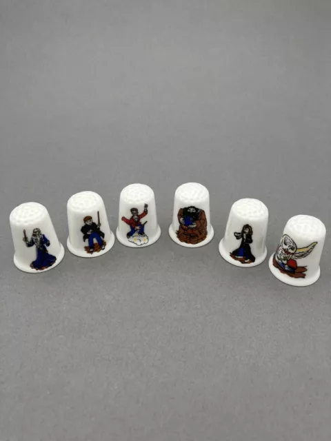 Harry Potter English fine bone china thimbles full set of five