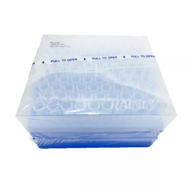 Rainin™ Bioclean™ Pipette Pointes 1000µl - 100 / Rack - Laboratoire Lab