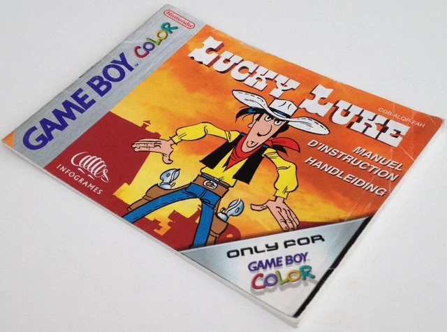 gbc notice LUCKY LUKE fah nintendo game boy color mode d'emploi instructions
