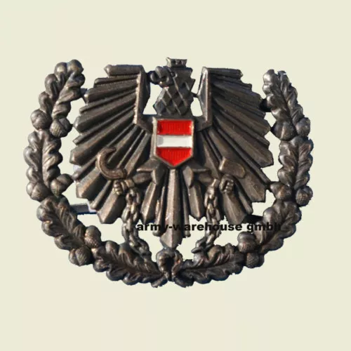 österr. Bundesheer Barett/Tellerkappen-Abzeichen, ÖBH Adler, BH, bronze