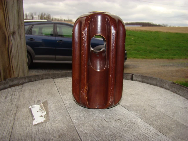 Brown Porcelain Insulator Ohio Brass Strain Insulator