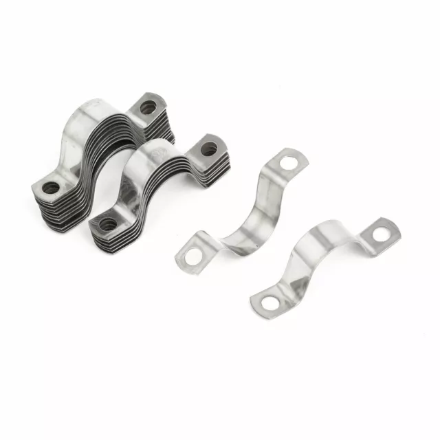 20mm acier inox tuyaux en U Cable Attache sangle fixation collier 20Pcs