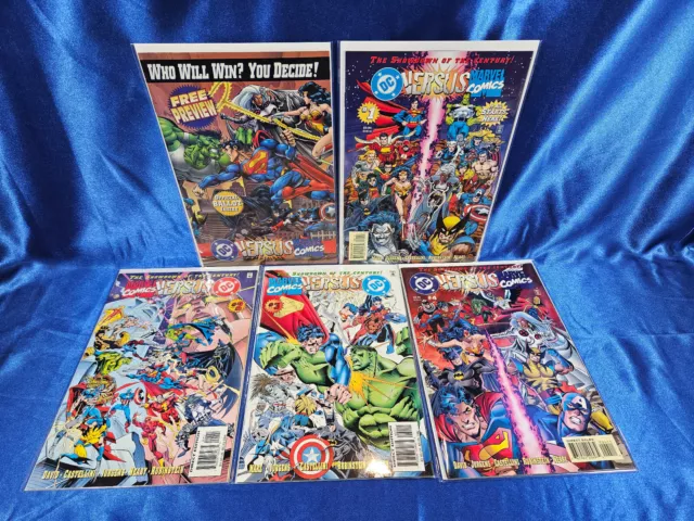 DC VS Marvel 1 2 3 4 1996 1-4 Complete Series Set