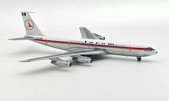 Boeing 707-3K1C Tarom Rég : Yr-Abc Avec / Support - RETRO MODELS RM70305P 1/200 2