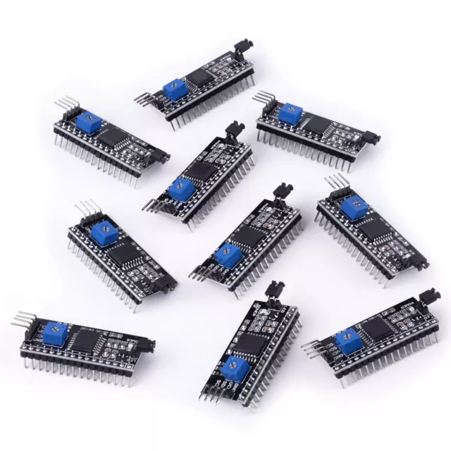 10x LCD1602 04 IIC I2C Interface Serial Board Display Plate Module Adapter LQ