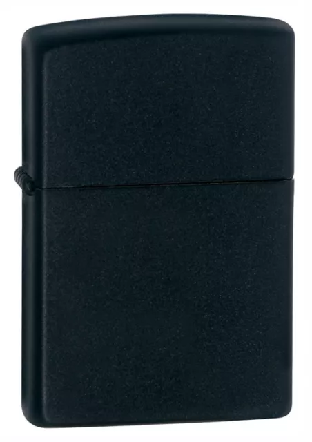Zippo Windproof Black Matte Lighter,  Item 218, New In Box