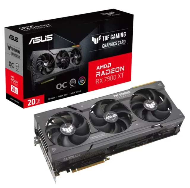 ASUS AMD Radeon TUF-RX7900XT-O20G-GAMING OC Edition 20GB GDDR6 TUF-RX7900XT-O...
