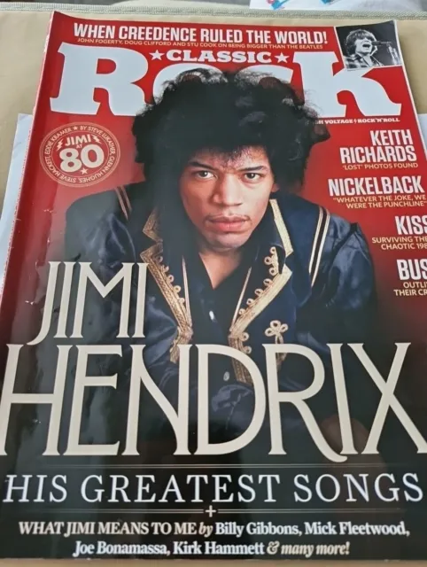 Jimi Hendrix Classic Rock Magazine December 2022