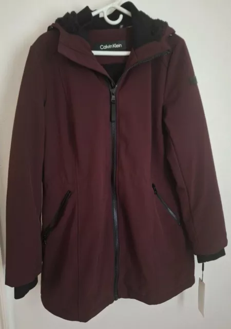 Womens Calvin Klein Jacket*Size~Large*Color~Burgundy