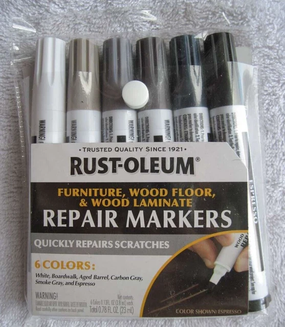 RUST OLEUM FURNITURE Wood Floor Laminate Repair Markers White Espresso