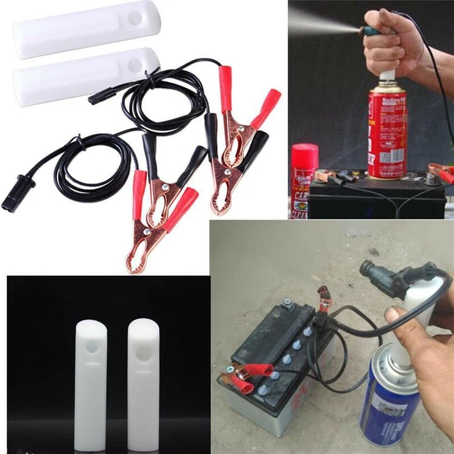 PARTS CAR MOTORCYCLE Fuel Injector Flush Cleaner Adapter Cleaning Tool