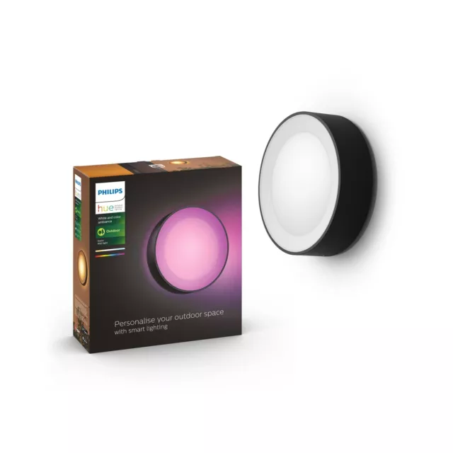Philips Hue Daylo White & Colour Ambiance Smart LED Outdoor Wall Lighting, fo... 3