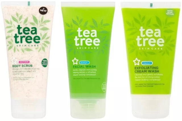 Superdrug Tea Tree Aloe Vera Blemish Spot (Scrub/Facial Wash/Exfoliating Cream)