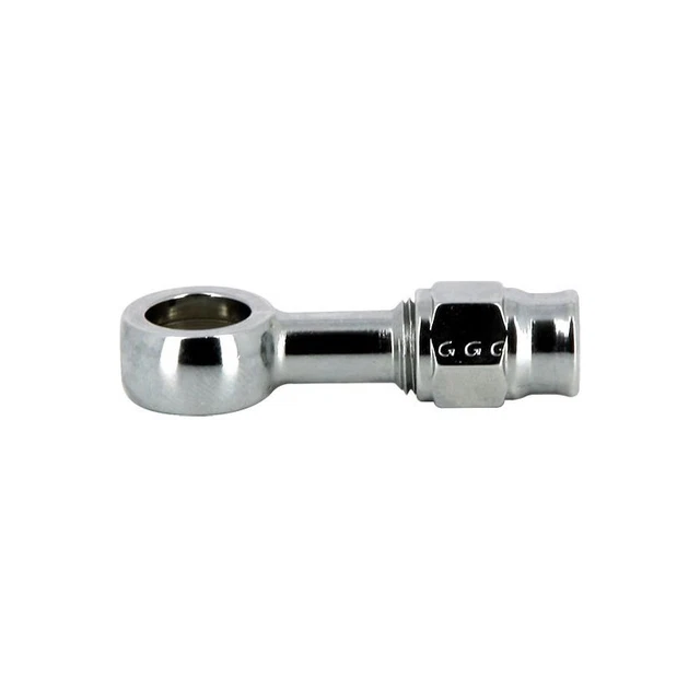 Banjo Acier Droit Ø10mm Chromé