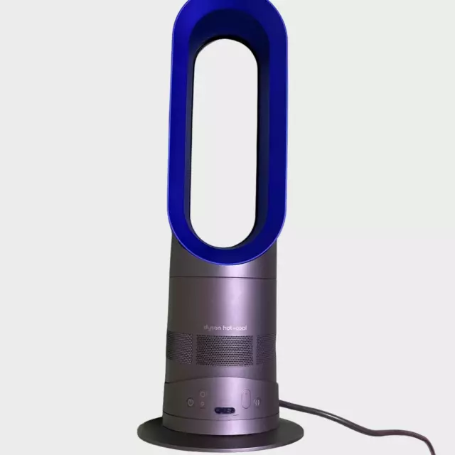 Dyson Hot & Cool AM04 Heater Table Fan Blue w/ Remote Control 100V