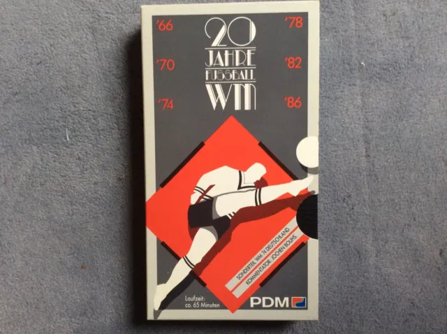 VHS Kassette Fussball WM 20 Jahre 1966-1986