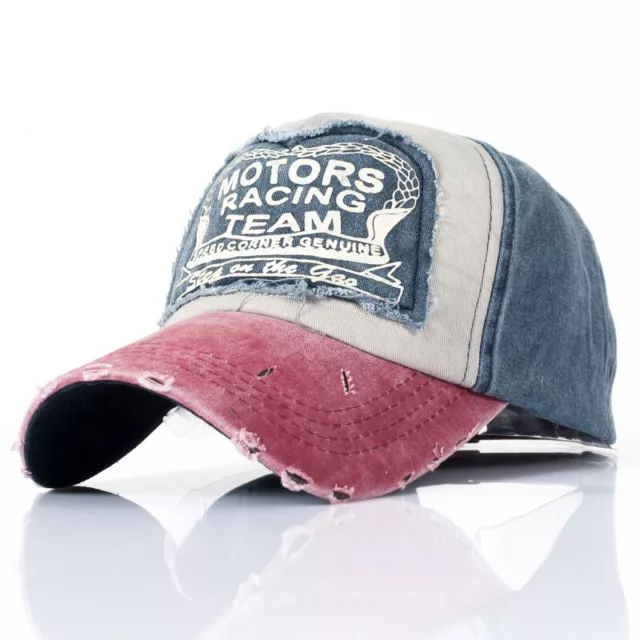 6 Styles Distressed Vintage Trucker/Baseball Cap Cotton Men Women Denim Hat