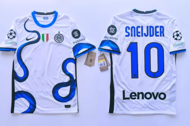 Camiseta deportiva del Inter de Milán Sneijder 2021/22 x 2009/10 de los campeones S (NUEVA CON ETIQUETAS)