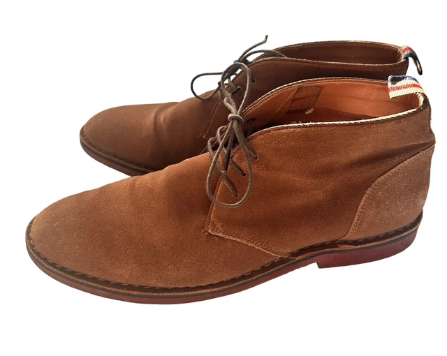 mens leather desert boots uk