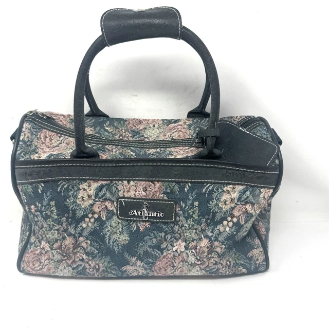VINTAGE ATLANTIC FLORAL Tapestry Carry On Overnight Travel Bag