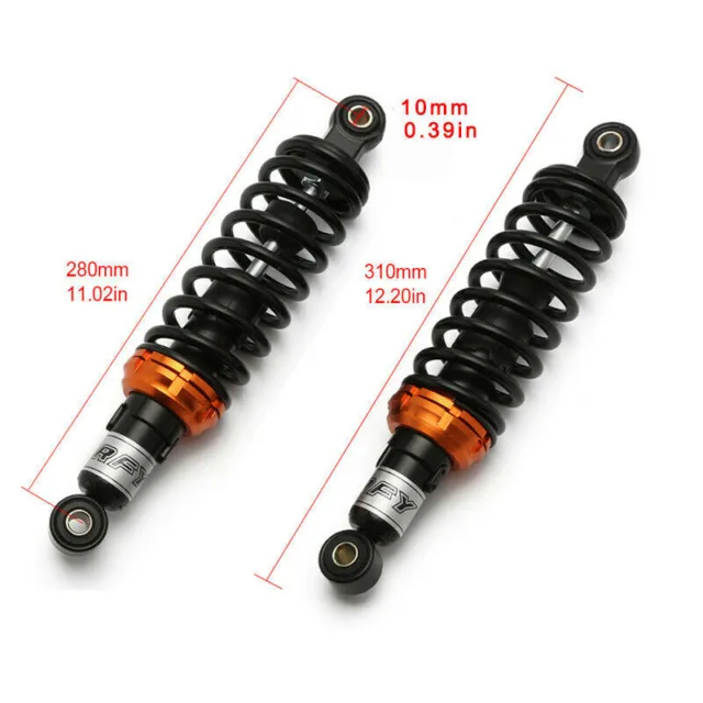 280mm Rear Shock Absorbers Suspension For Motorcycle ATV Dirt Bike Yamaha Honda