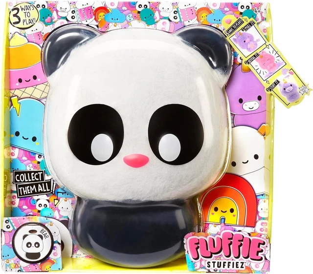 Fluffie Stuffiez Panda Large Collectible Feature Plush 11" - Surprise Reveal Toy
