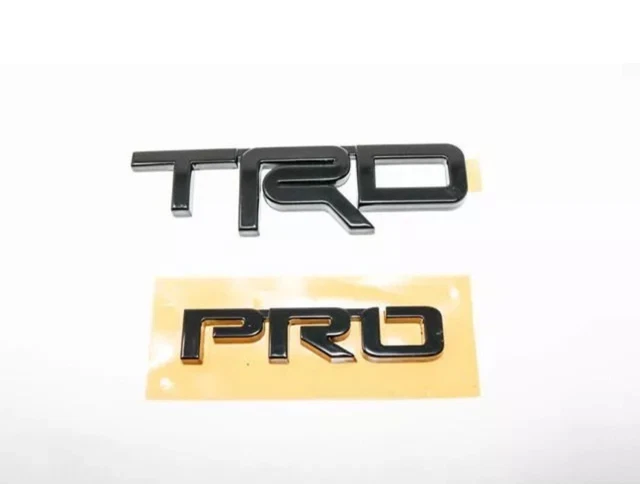 Pro Emblems GENUINE TOYOTA 4RUNNER Tacoma TRD Pro Emblem C-Pillar Badge Set PT413 ...
