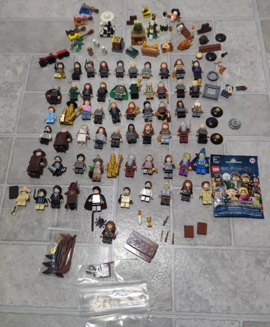 Lego Harry Potter Minifigures Lot Of 61 Figures + Some Accessories